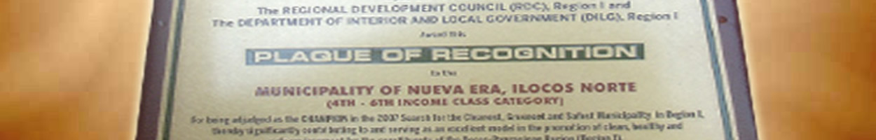 Plaque of recognition award